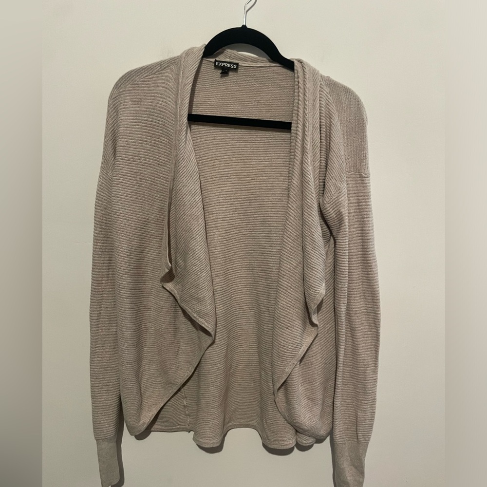 Express‎ Open Front Knit Cardigan Size Medium